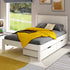 Classic White Low End Small Double With A Pair Of Drawers 120x190cm